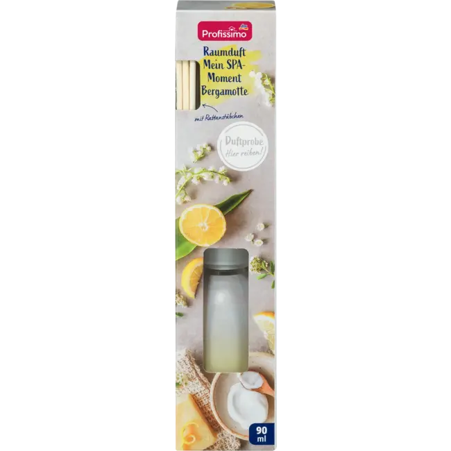 Profissimo Geurstokjes Kamergeur Mijn Spa Moment Bergamot 90 ml