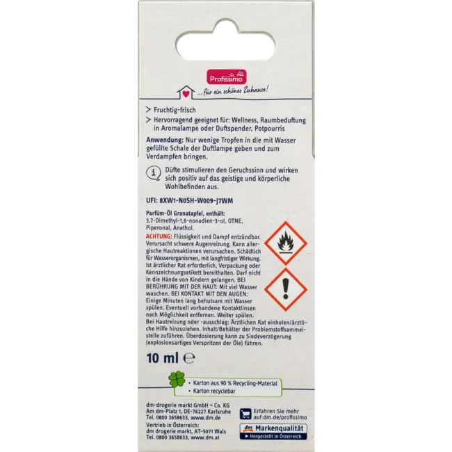 Profissimo Parfum Olie Granaatappel 10 ml