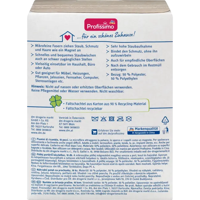 Profissimo Plumeauhoezen Navulverpakking 10 St