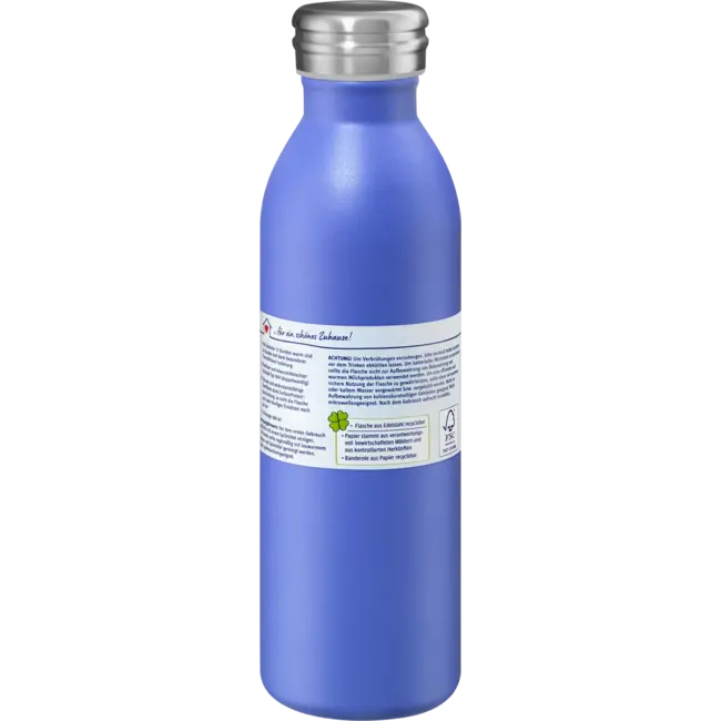 Profissimo Roestvrijstalen Fles 600ml Paars 1 St