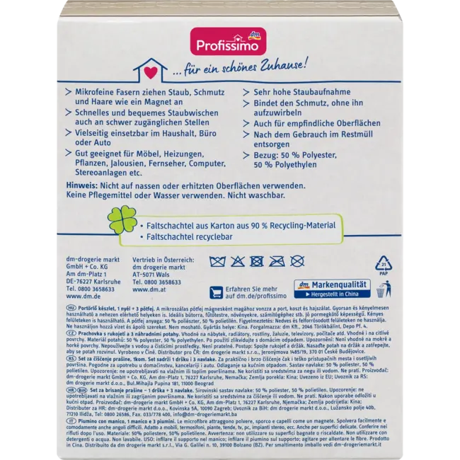 Profissimo Plumeau Met Hoezen Set: 1 Handvat + 3 Hoezen 1 St