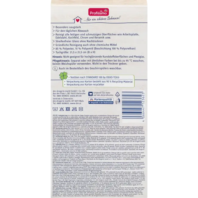 Profissimo 2-in-1 Keukendoeken 5 St