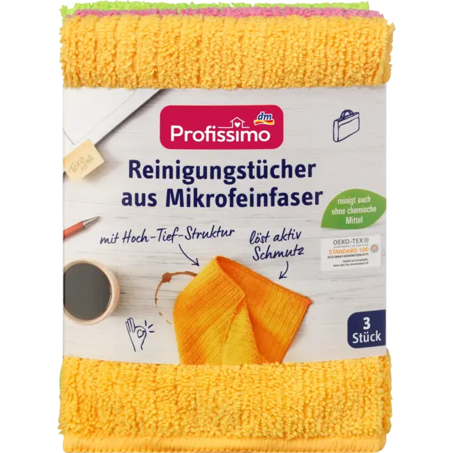 Profissimo Microvezel Reinigingsdoekjes 3 St