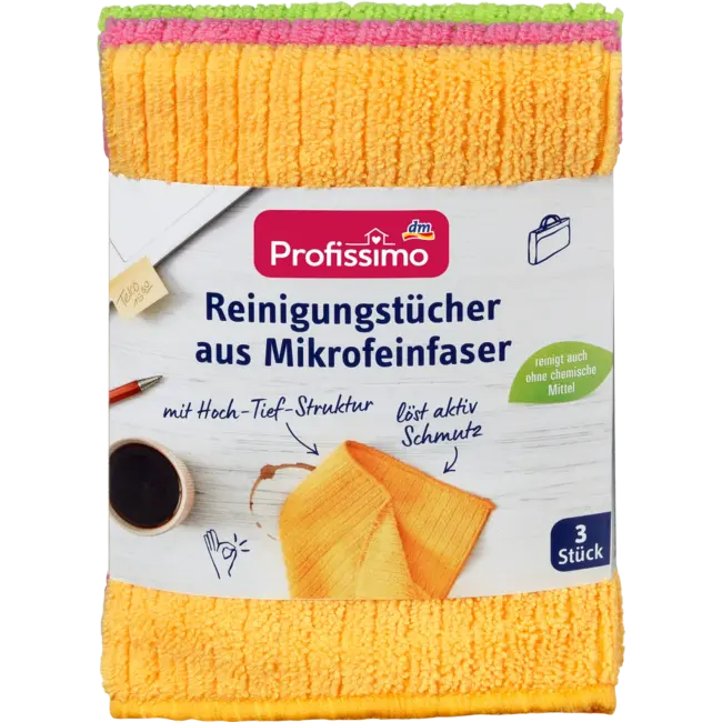 Profissimo Microvezel Reinigingsdoekjes 3 St