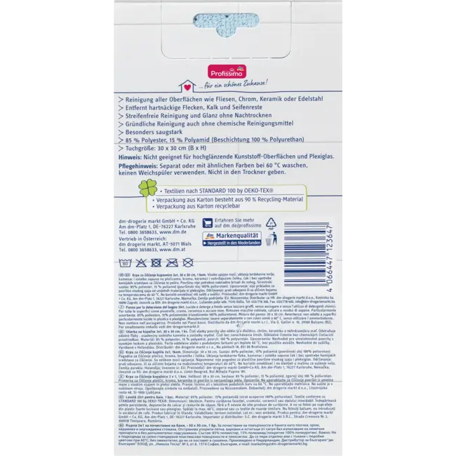 Profissimo 2-in-1 Baddoeken 1 St