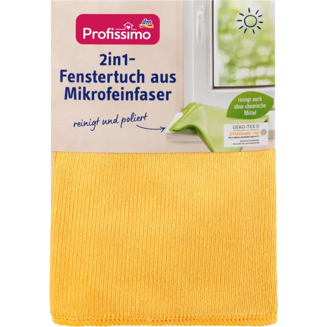 Profissimo 2-in-1 Microvezel Raamdoek 1 St