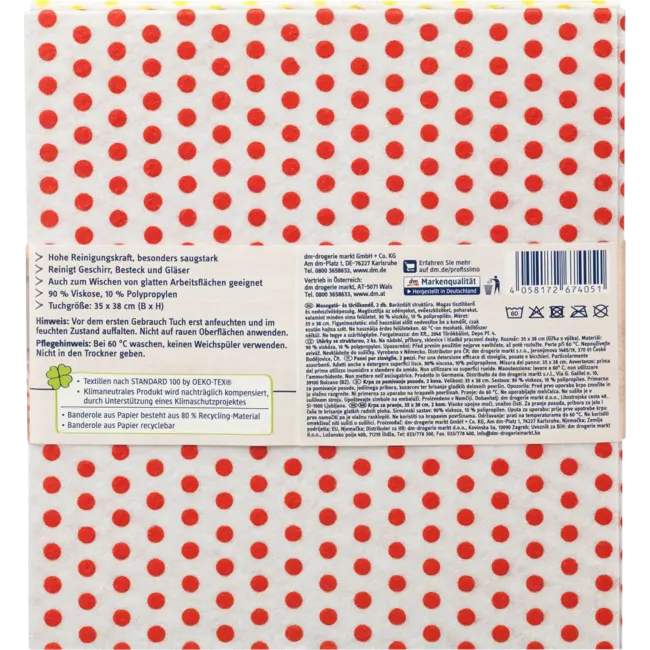 Profissimo Afwasdoeken Met Reinigingsnoppen 2 St