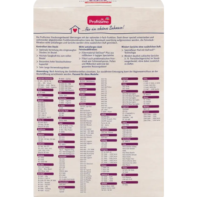 Profissimo Stofzuigerzak PR 60 4 St