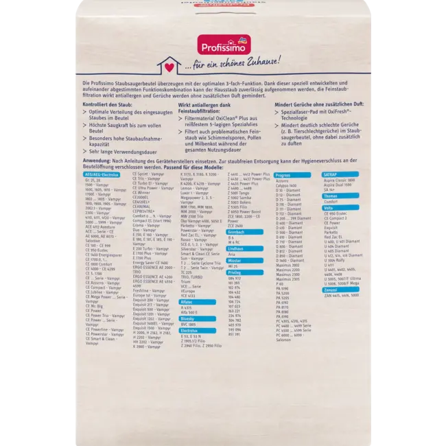 Profissimo Stofzuigerzakken PR 40 4 St