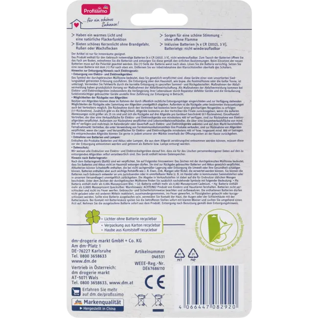 Profissimo Profissimo LED Theelichten 4 St