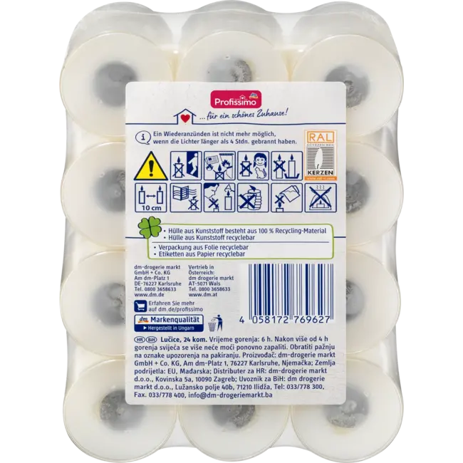 Profissimo Theelichten 6h PC 24 St