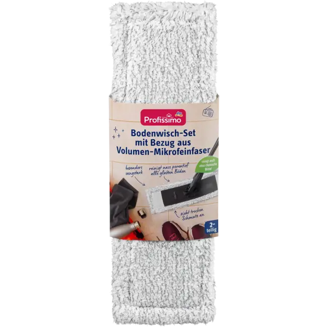 Profissimo Vloerwisserset Hoogpollige Microvezel Vloerwisserhoes 1 St