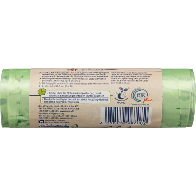 Profissimo Biofolie Vuilniszakken 10L Met Handvat 10 St