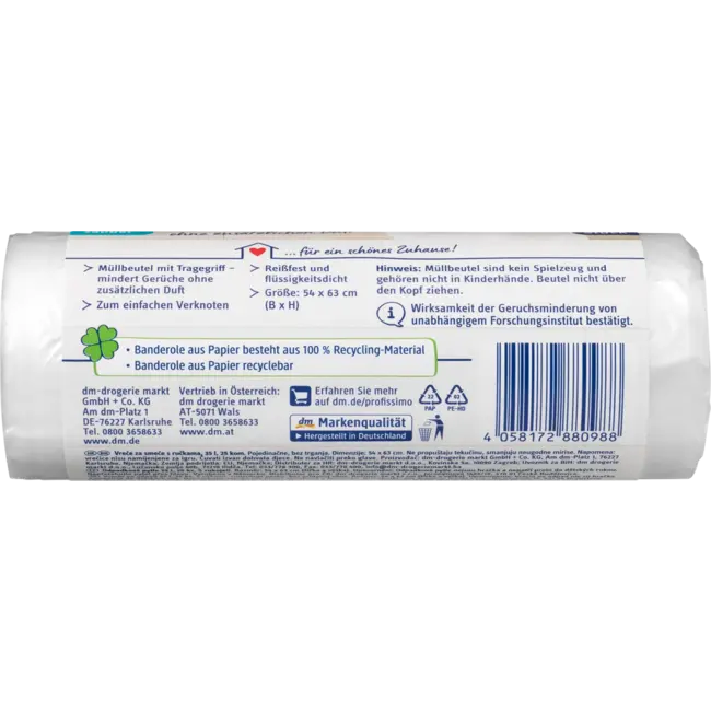 Profissimo Geurverminderende Vuilniszakken 35 L 25 St