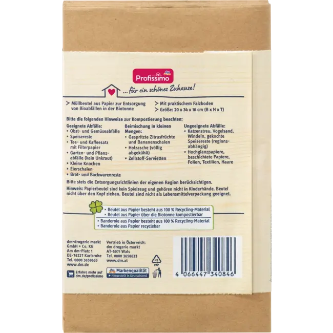 Profissimo Nature Compostzakken 10L 10 St