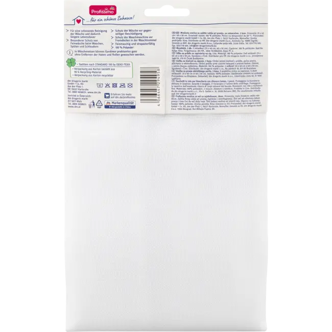 Profissimo Wasnetten Met Ritssluiting 2 St