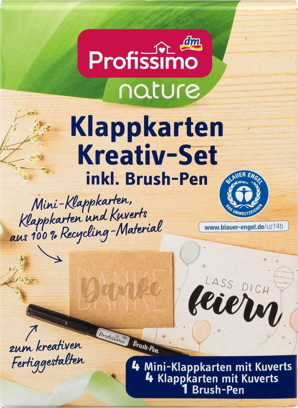 Profissimo Nature Vouwkaarten Creatieve Set Met Enveloppen - Duitse ...