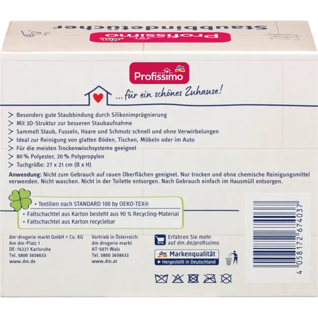 Profissimo Stofdoekjes 18 St