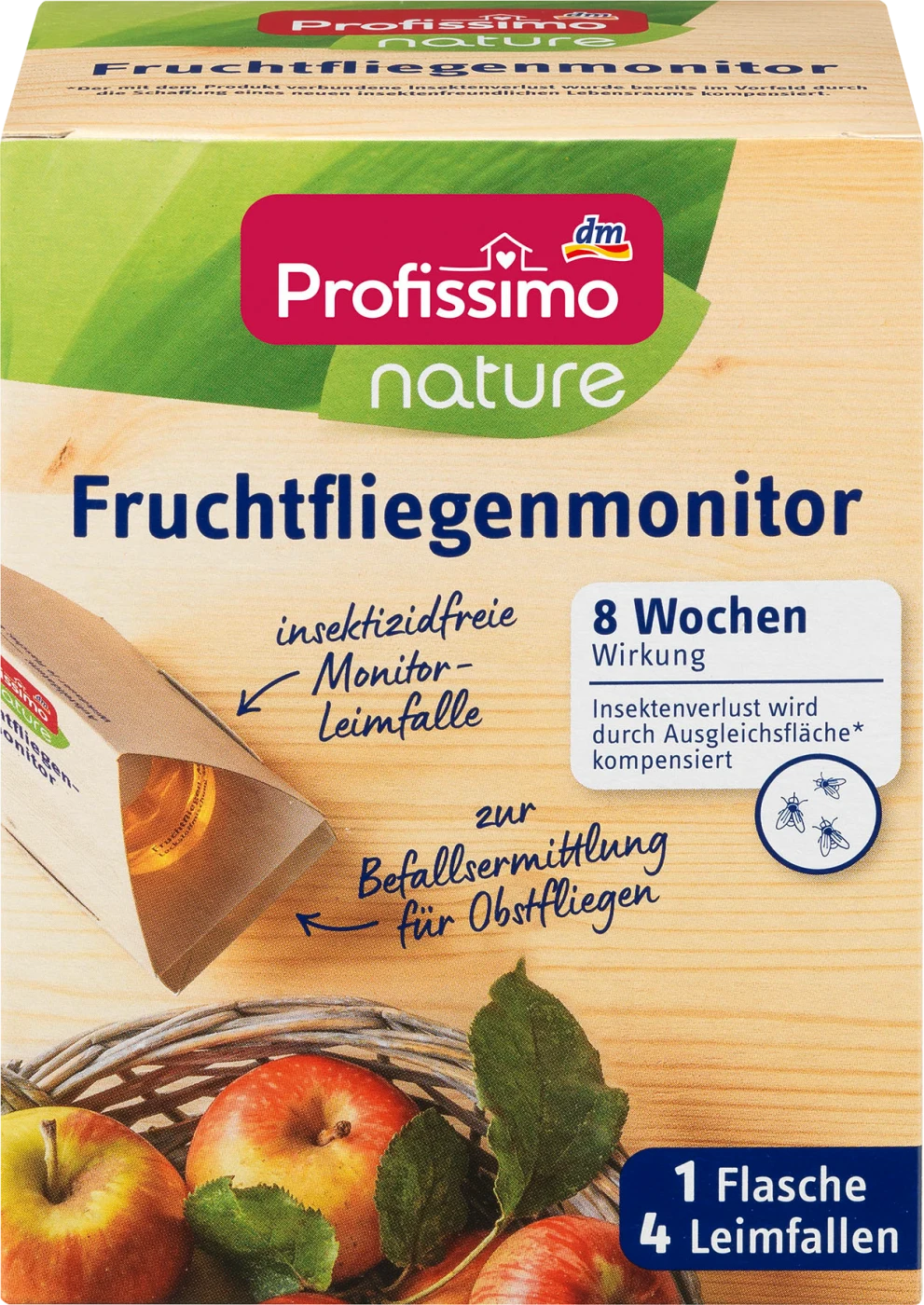 Profissimo Nature Fruitvliegenmonitor 4 St - Duitse Voordeel Drogist