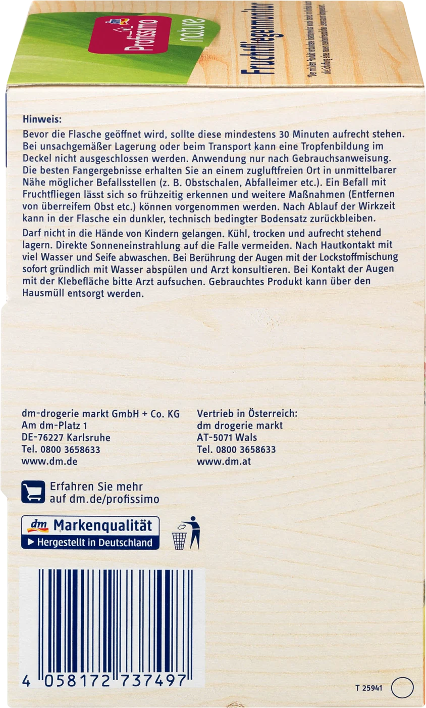 Profissimo Nature Fruitvliegenmonitor 4 St - Duitse Voordeel Drogist