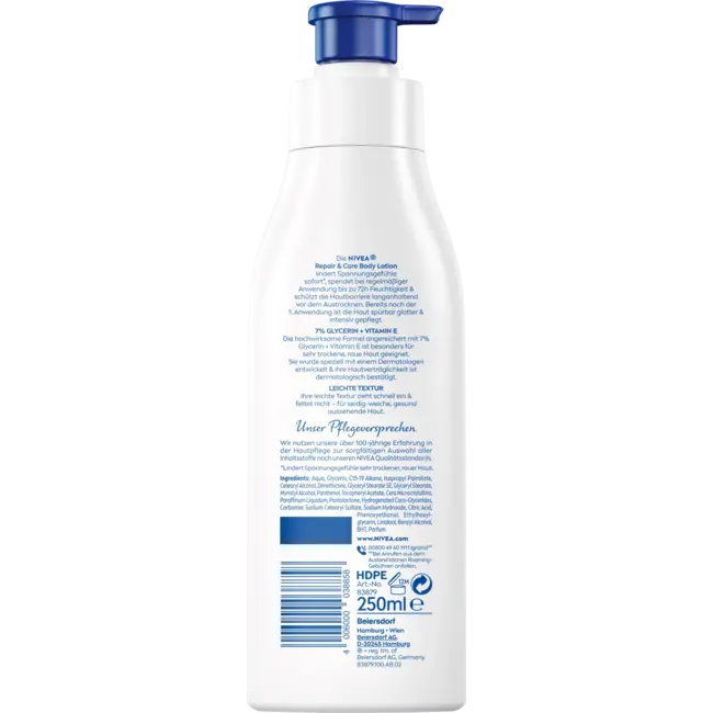 Nivea Bodylotion Repair & Care 250 ml
