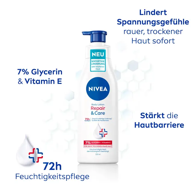 Nivea Bodylotion Repair & Care 250 ml