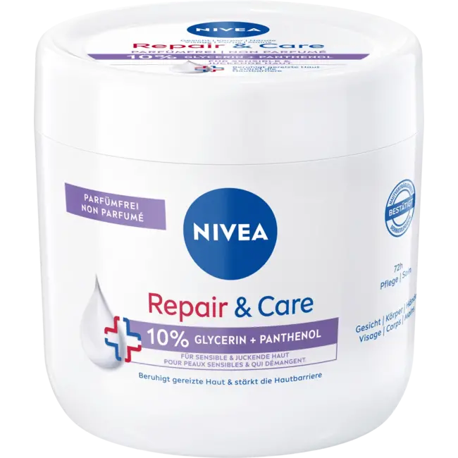 Nivea Verzorgingscrème Repair & Care Sensitive 400 ml