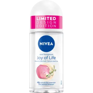 NIVEA Nivea Antitranspirant Deo Roll-on Joy Of Life Rozen & Lelies