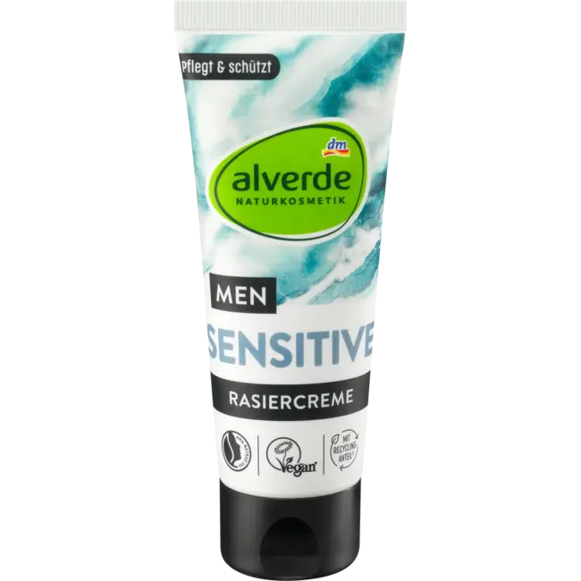 Alverde Men Scheercrème Sensitive 75 ml