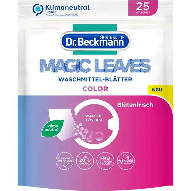 Dr. Beckmann Magic Leaves Wasmiddel Bladeren Gekleurde Was 25 Wl