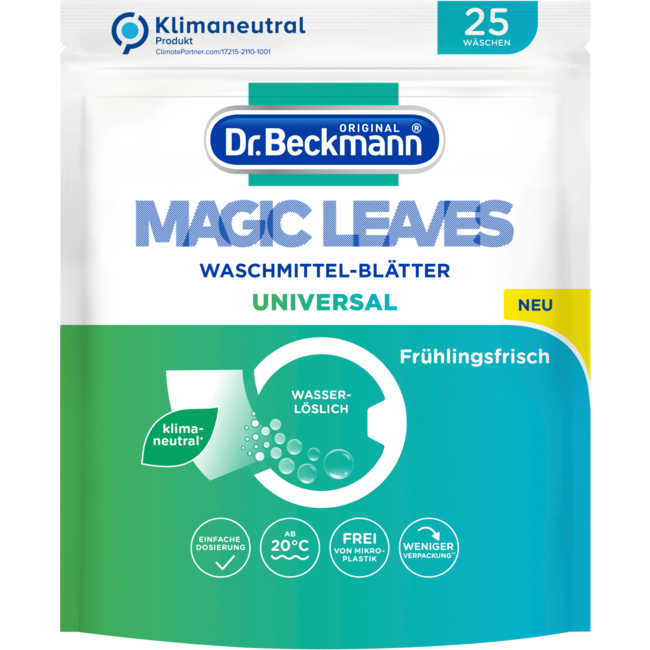 Dr. Beckmann Magic Leaves Wasmiddel Bladeren Universeel 25 Wl