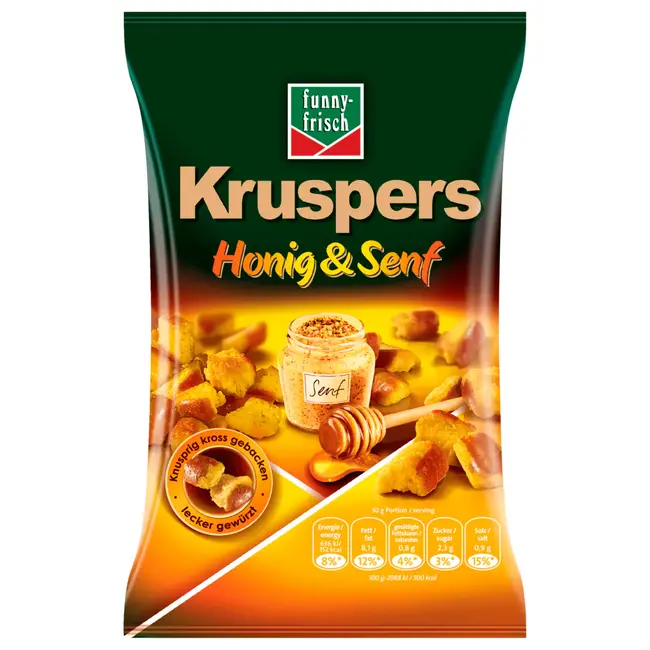 Funny Frisch Kruspers Honing Mosterd 120g