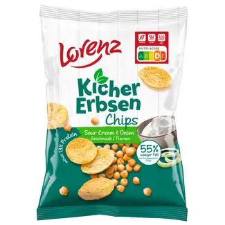 Lorenz Lorenz Kikkererwtenchips Cream & Onion