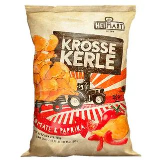 Heimart HeiMart Krosse Kerle Chips Tomaat & Paprika