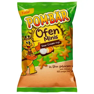 Funny Frisch Pom-Bär Oven Minis Sour Cream Style Chips