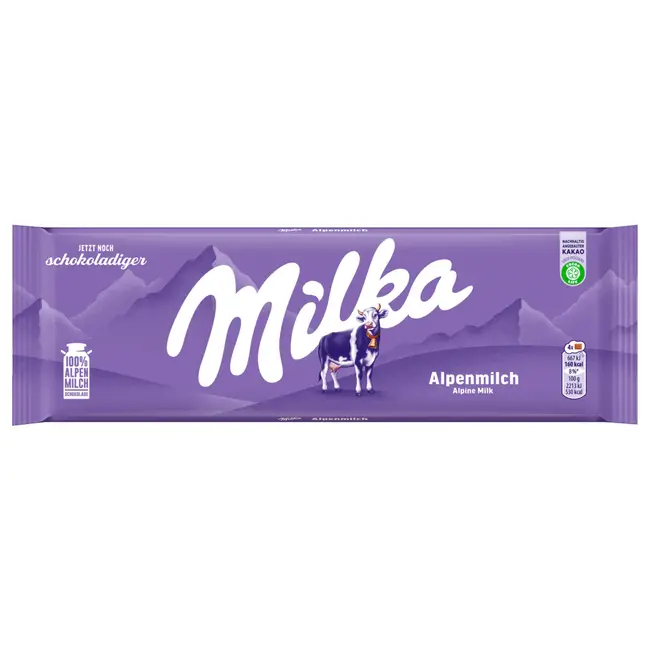 Milka Chocoladereep Alpenmelk 270g