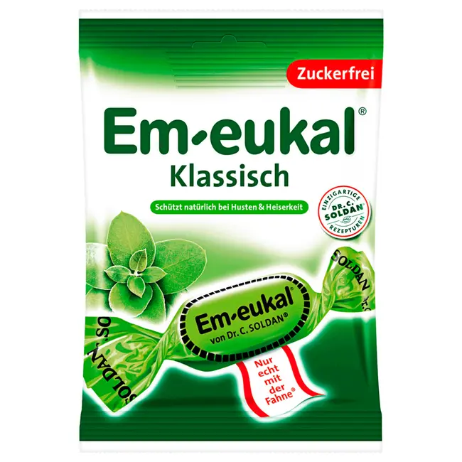 Em-Eukal Classic Suikervrij 75g