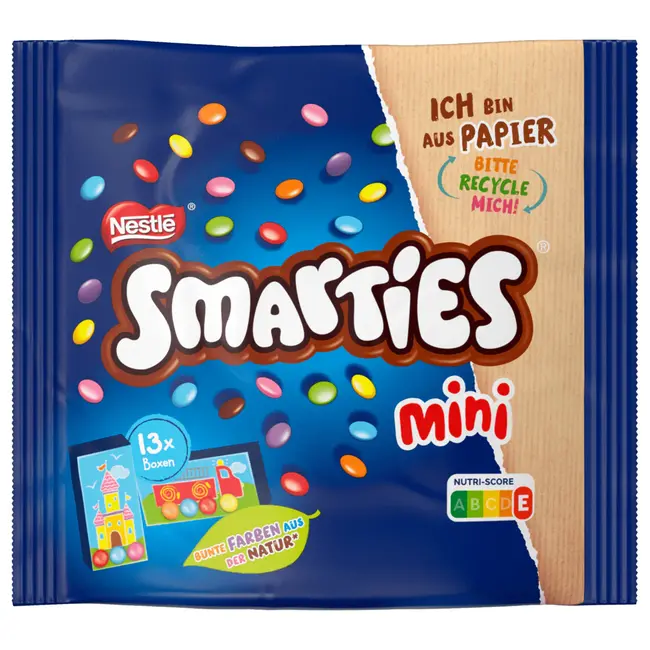 Nestle Smarties Kleurrijke Chocolade Minidoosjes 187g