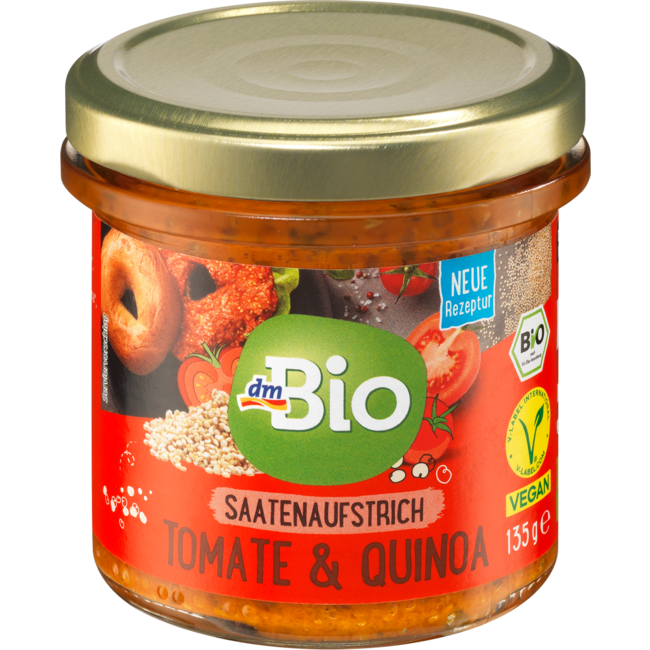dmBio Zaadspread Tomaat & Quinoa 135 g