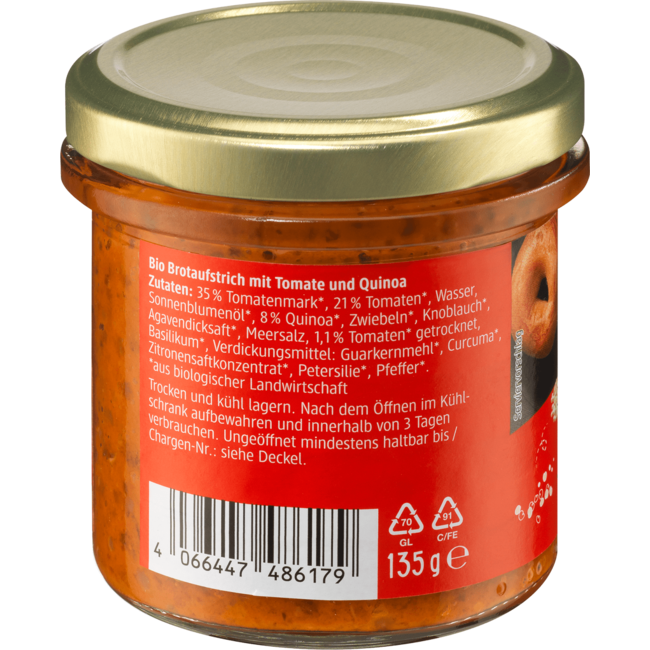 dmBio Zaadspread Tomaat & Quinoa 135 g