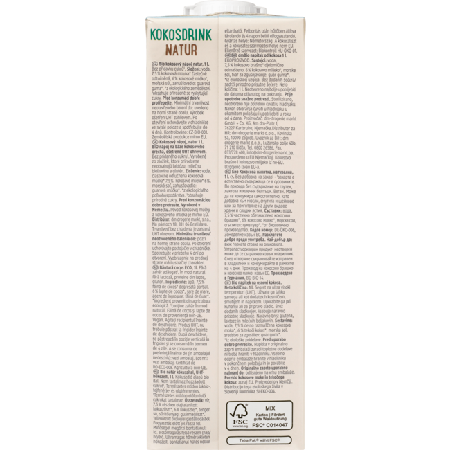 dmBio Kokosdrink Naturel 1 l