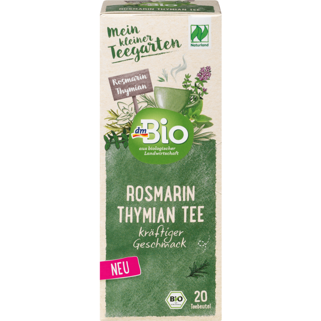 dmBio Kruidenthee Rozemarijn Tijm (20 Zakjes) 30 g