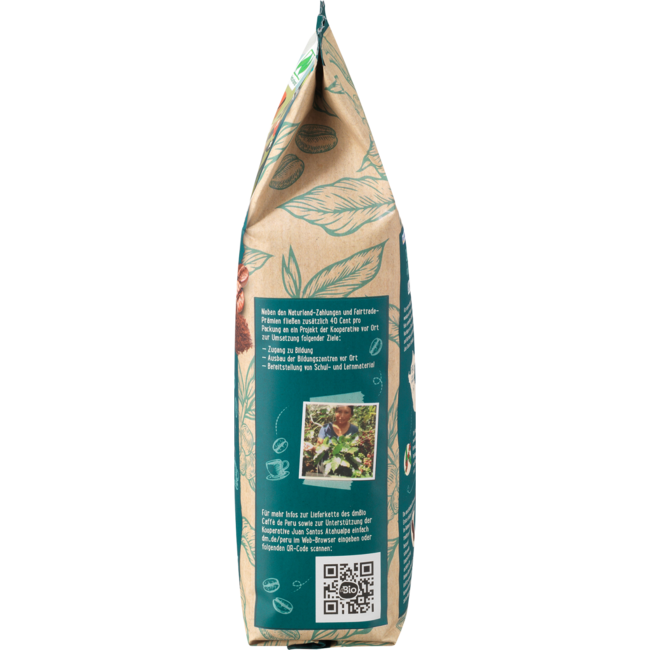 dmBio Gemalen Koffie Caffè De Peru 500 g