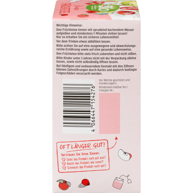 dmBio Kinder Vruchtenthee Met Appel & Rozenbottel (20 Zakjes) 40 g