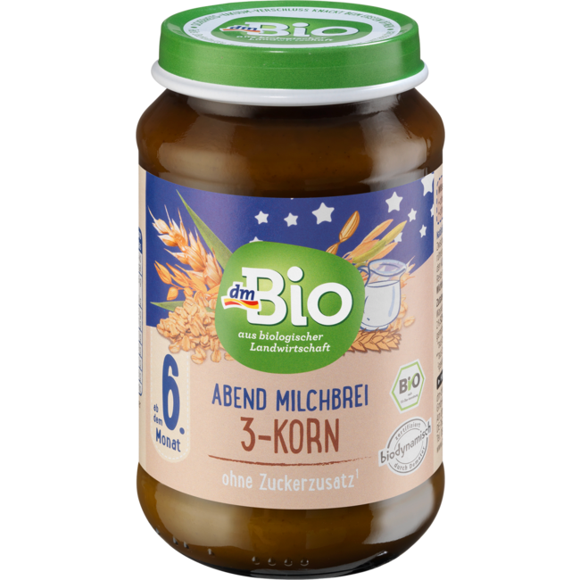 dmBio Avondpap Melk 3 Korrels Vanaf 6 Maanden 190 g