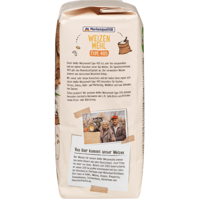 dmBio Tarwemeel Type 405 1000g