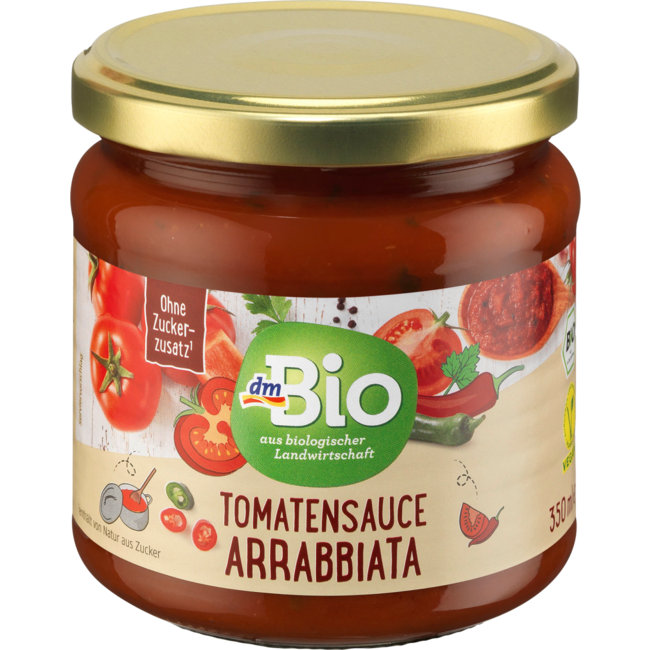 dmBio Arrabiata Tomatensaus 350 ml