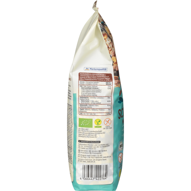 dmBio Glutenvrije Chocolade Muesli Met Krokante Vlokken 375 g