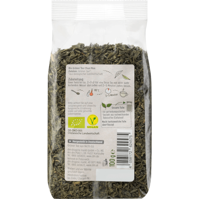 dmBio Groene Thee Chun Mee 100 g