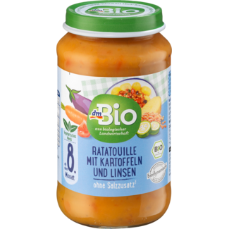 Dmbio dmBio Menu Ratatouille Met Aardappelen & Linzen V.a. 8 Maanden